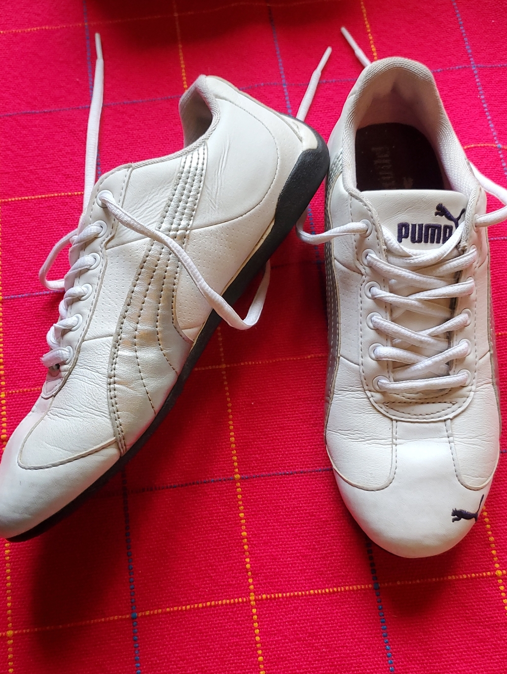 Puma Speedcat White Leather  Women's Low-Top Sneakers  Motosport Retro Y2k
